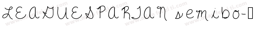 LEAGUESPARTAN semibo字体转换